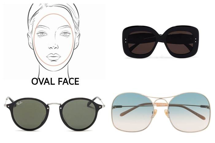 oval face shape sunglasses