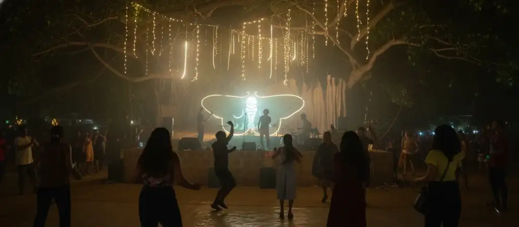 Shunya Wellness goa, hidden spot in goa, rave party in goa, goa party foreigners