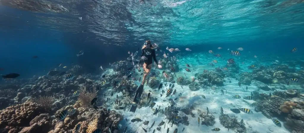 Water sports in Goa - parasailing and scuba diving