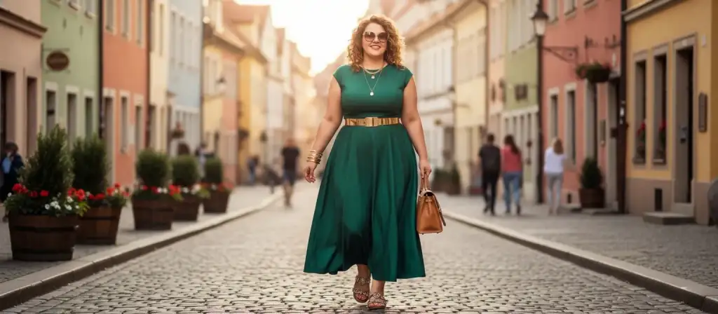 plus size woman fashion guide, styling tips for plus size women,