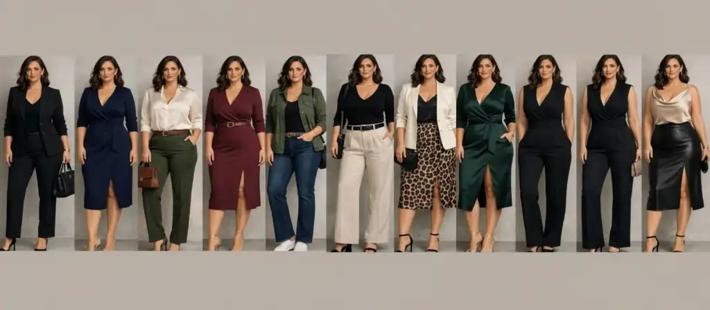 plus size woman fashion guide, styling tips for plus size women,