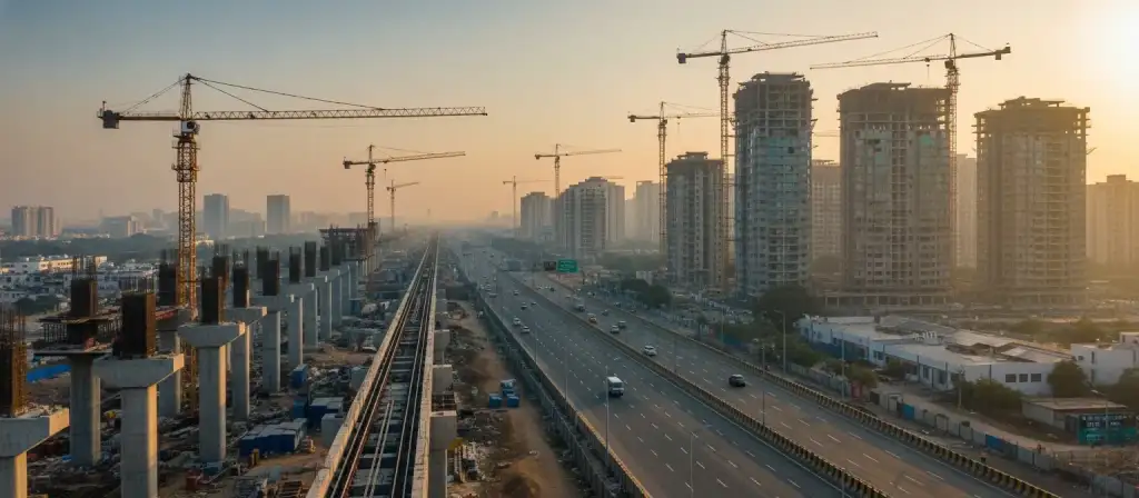 ndian cities real estate investment comparison showing growth, infrastructure, rental yield, and ROI opportunities in 2025