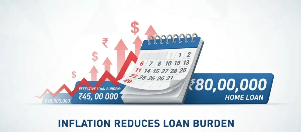 Home loan vs cash payment financial comparison for property investment in India with 2026 interest rates and ROI analysis