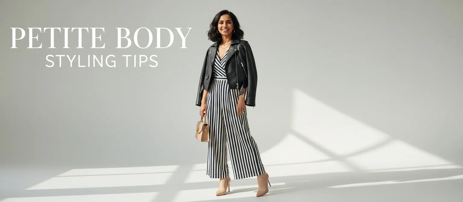 petite body type styling tips, how to dress petite body, petite figure outfit ideas, best clothes for petite women, petite fashion tips, styling petite body type, petite wardrobe essentials, dresses for petite women, petite body outfits, look taller petite styling