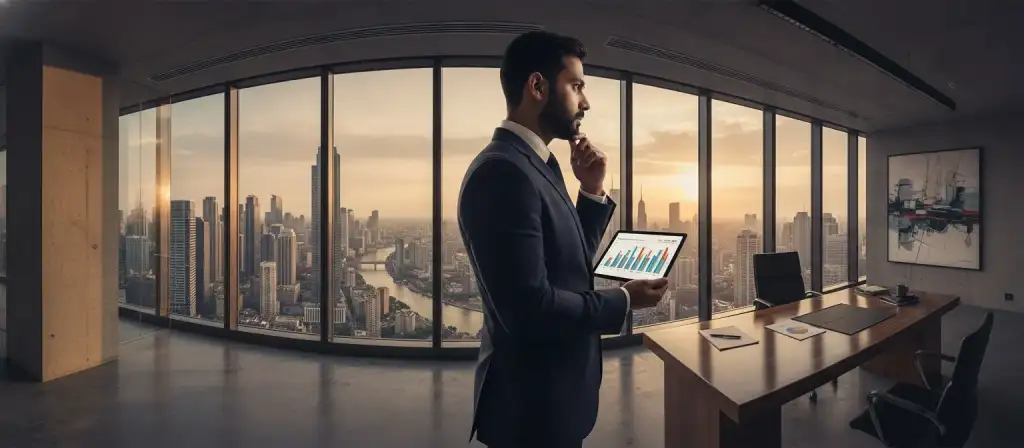 Real estate ROI calculation in India showing rental yield, property investment returns and capital appreciation analysis